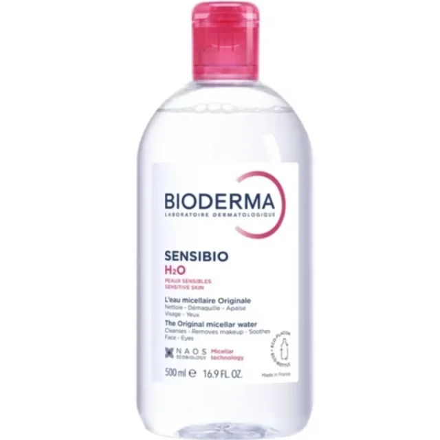 میسلار واتر صورتی بایودرما Sensibio H2O 500 میل