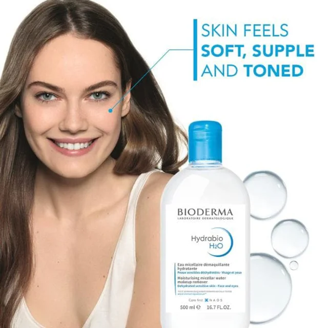 میسلار واتر آبی بایودرما Hydrabio H2O حجم 500 میل