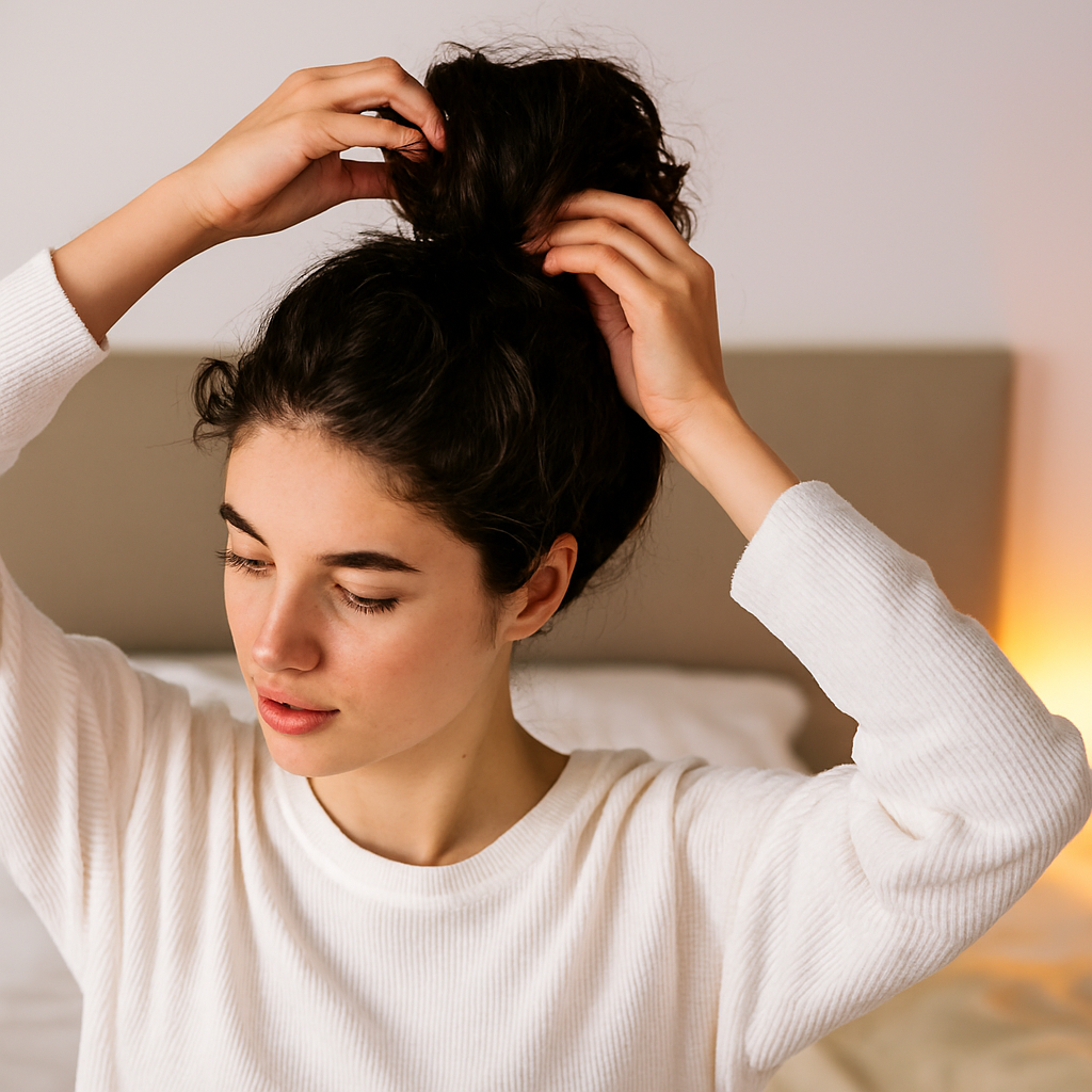 موقع خواب موهامو چجوری ببندم؟مراقبت از مو هنگام خواب