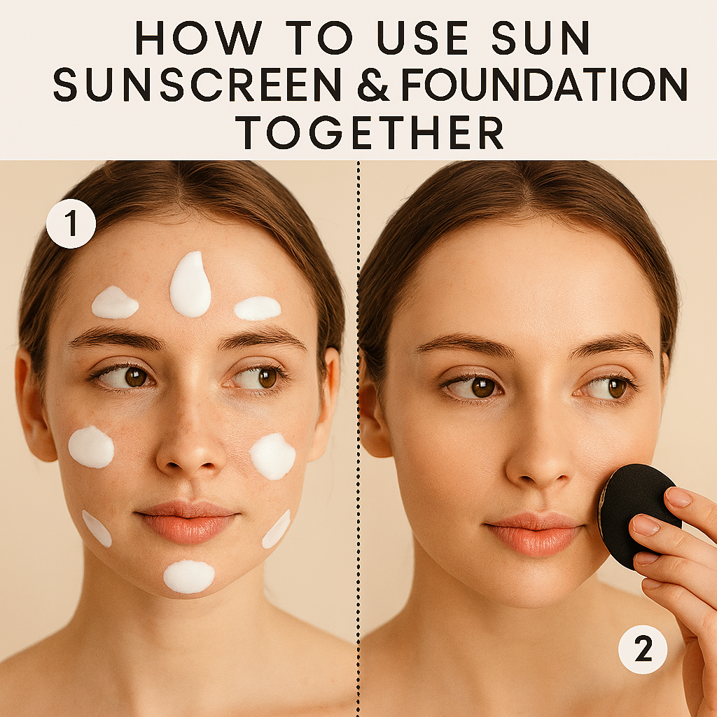 ضد آفتاب و کرم پودر را چطور با هم استفاده کنیم؟