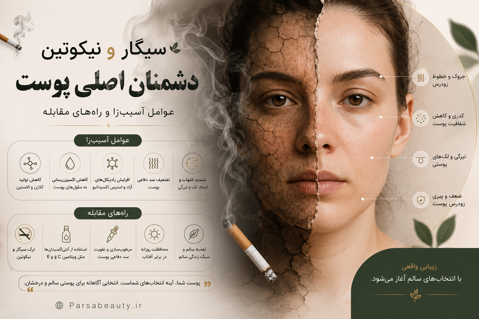 دشمنان اصلی پوست | عوامل آسیب‌زا و راه‌های مقابله