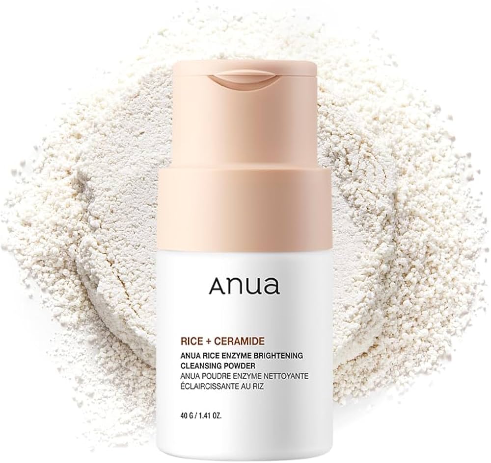 پودر پاک‌کننده و روشن‌کننده آنزیمی برنج آنوا | Anua Rice Enzyme Powder Cleanser & Brightener
