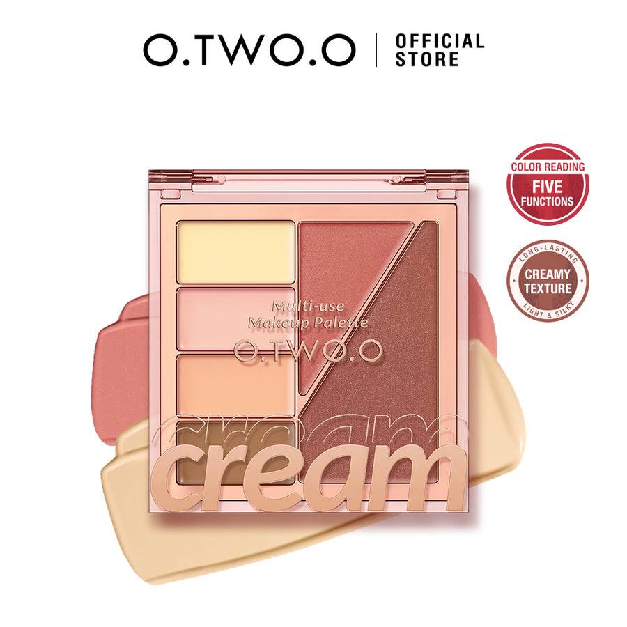 پلت کانسیلر و کانتور کرمی O.TWO.O رنگ Dawn | آرایش حرفه‌ای صورت