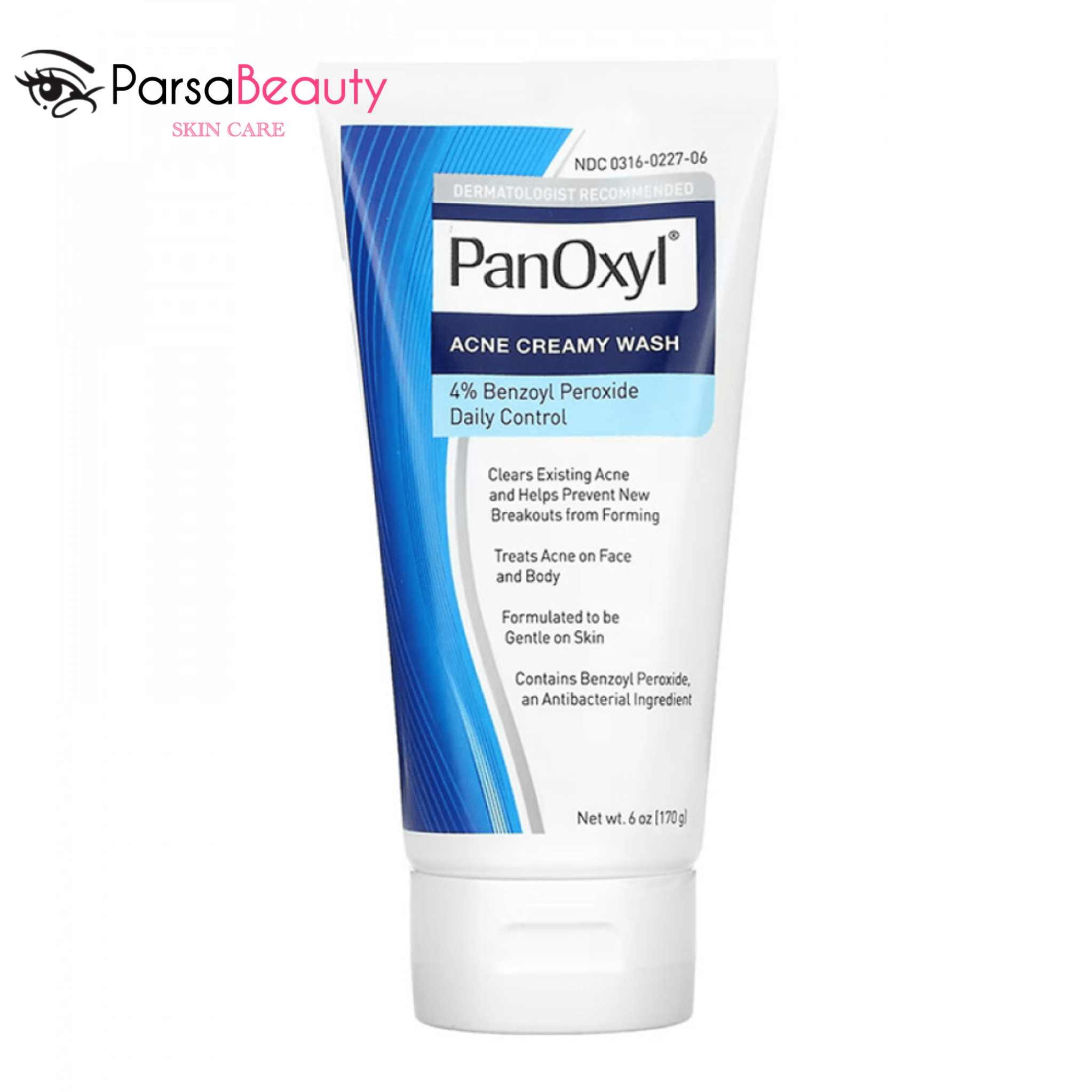 پاک‌کننده کرمی ضد جوش PanOxyl ۴٪ بنزوئیل پراکسید اصل | درمان جوش و آکنه