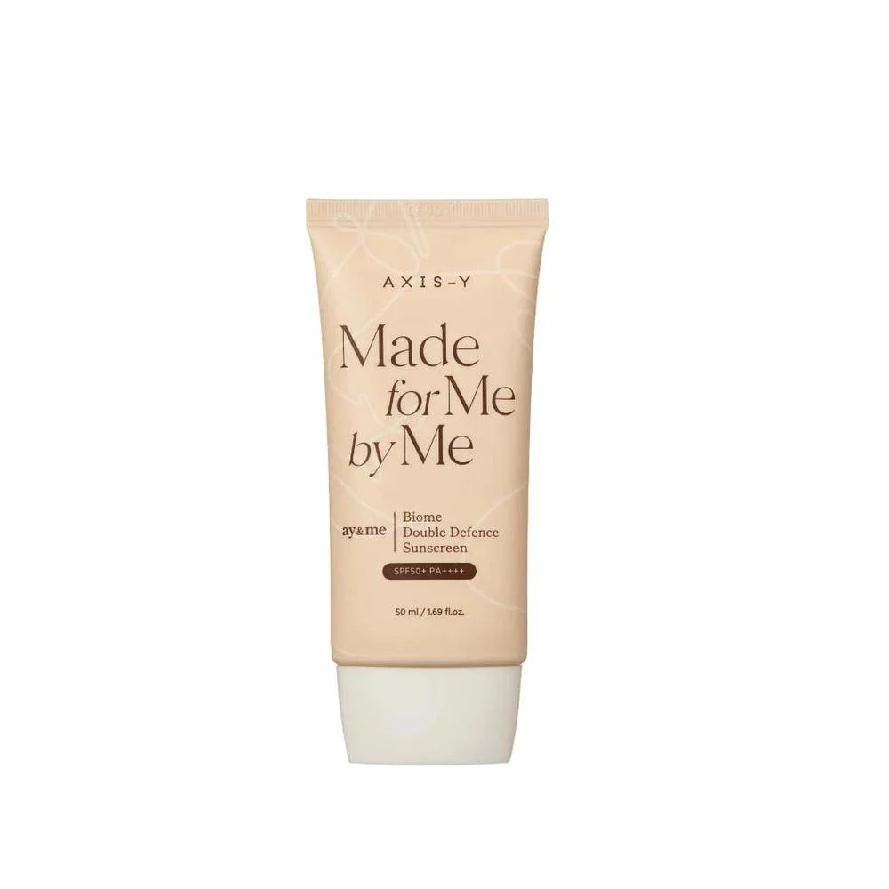 کرم ضدآفتاب بایوم دبل دیفنس اکسیس وای 50میل AXIS-Y Biome Double Defense Sunscreen اصل | محافظت UVA/UVB و تقویت سد دفاعی پوست