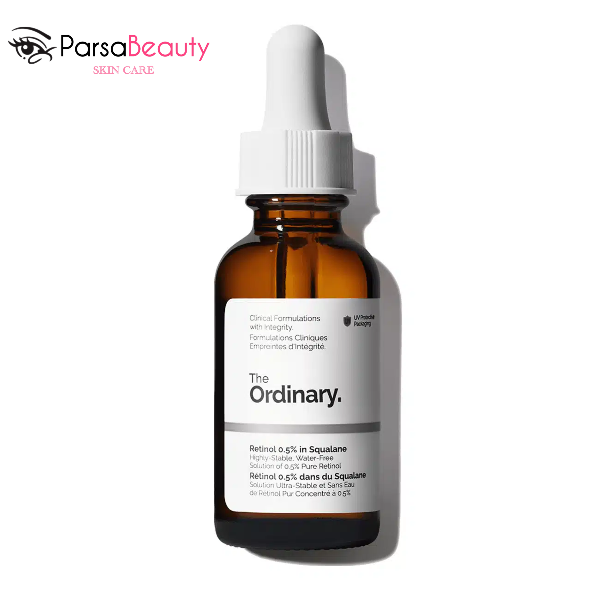 سرم رتینول 0.5% در اسکوالان The Ordinary | ضد چروک و جوانساز پوست