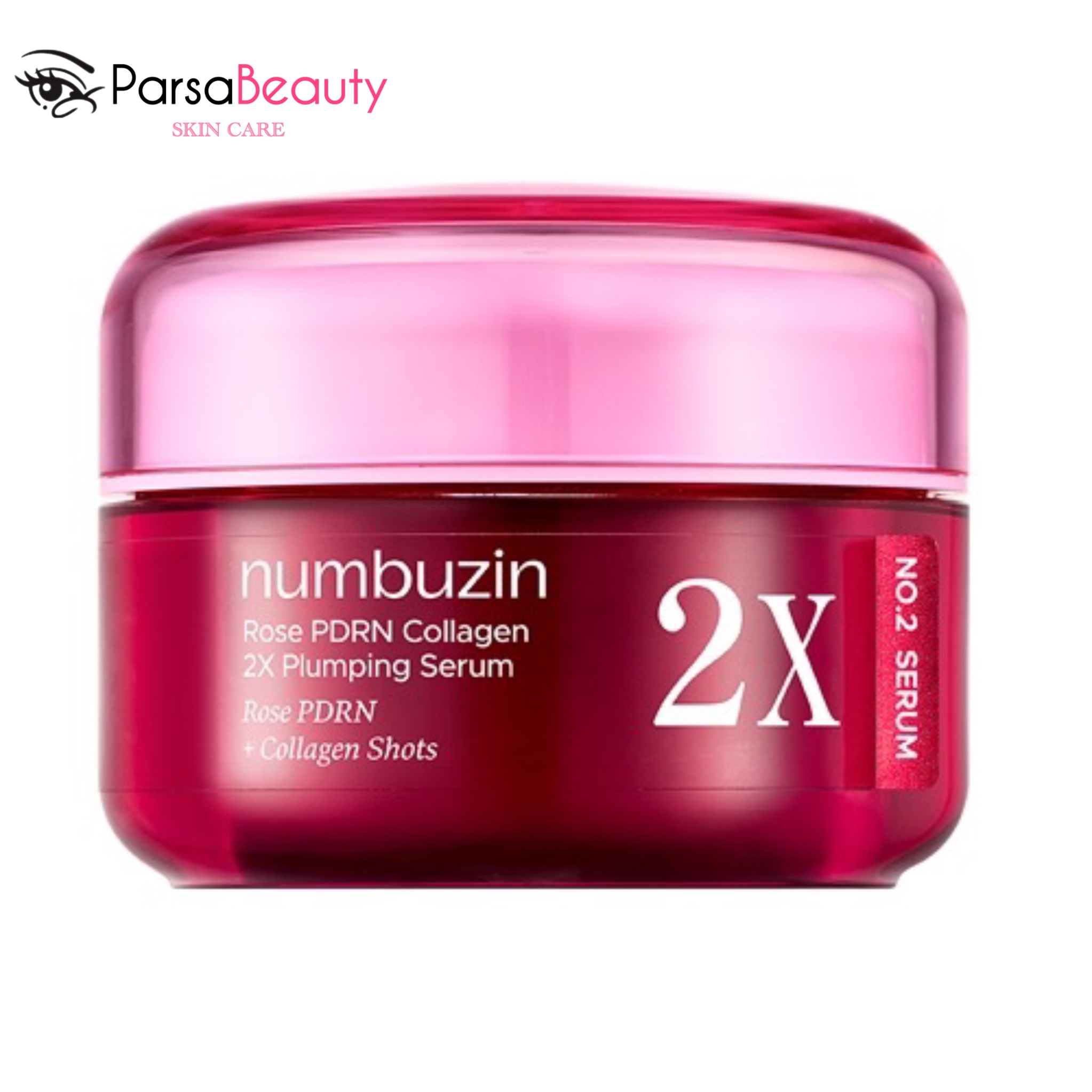 سرم ژله‌ای کلاژن‌ساز و حجم‌دهنده PDRN رز نامبوزین 30میل Nambuzin Rose PDRN Collagen Serum اصل | افزایش حجم و سفتی پوست