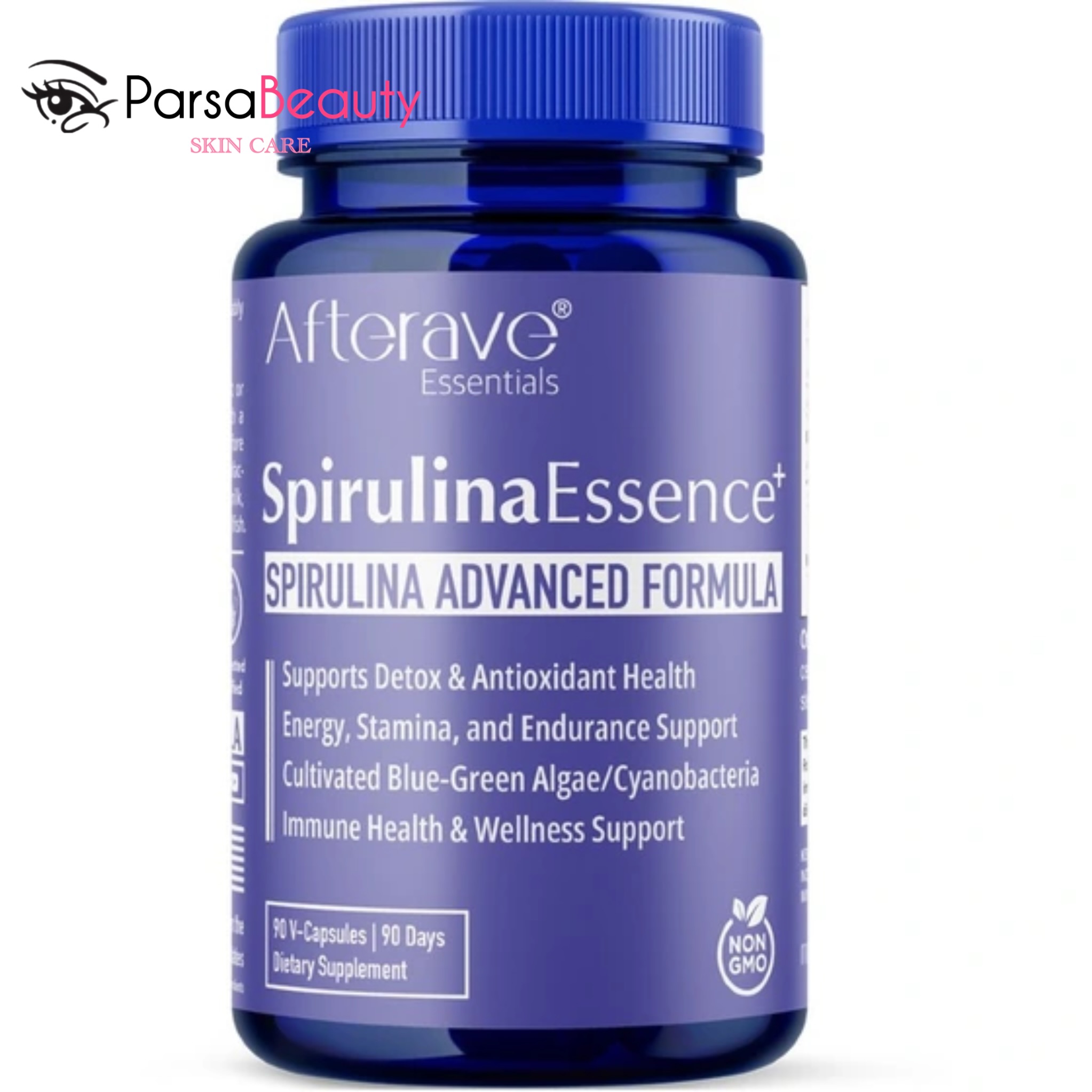 اسپیرولینا Spirulina Essence افترایو 90 کپسول تقویت انرژی و سیستم ایمنی اصل