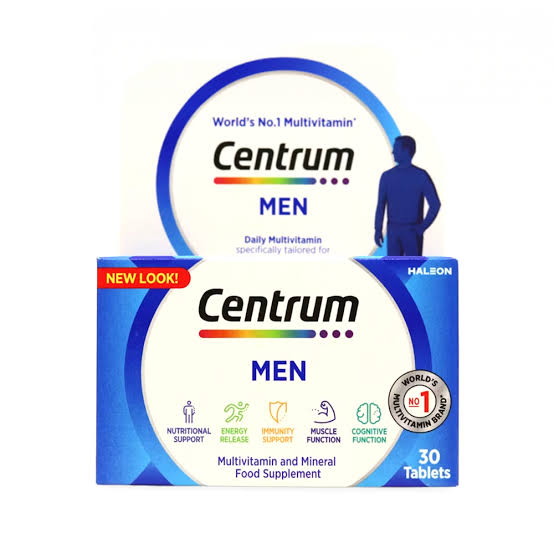 مولتی ویتامین آقایان سنتروم Centrum Men اصل | مکمل تقویت انرژی، سیستم ایمنی و سلامت مردان