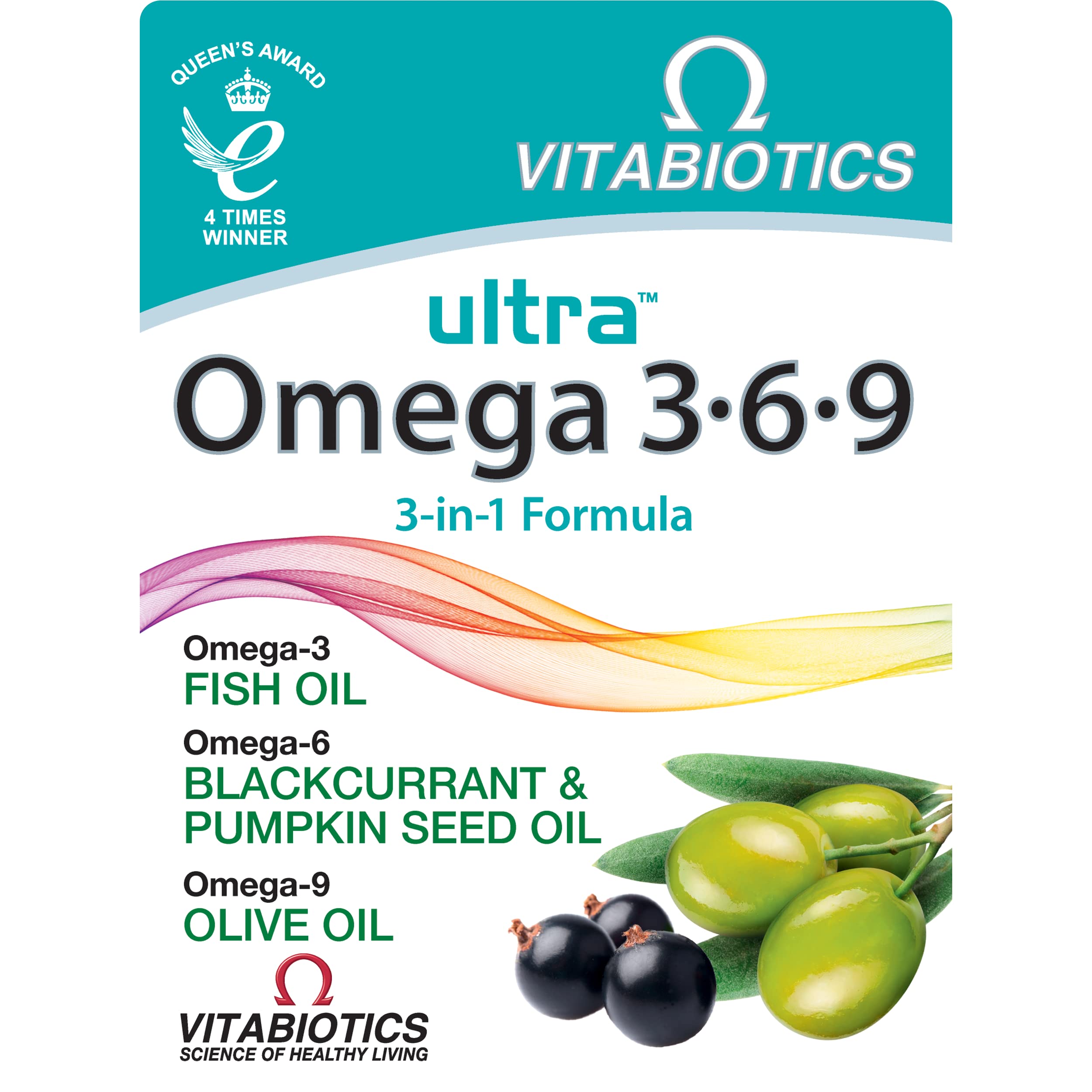 کپسول اولترا امگا 3-6-9 ویتابیوتیکس Ultra Omega 3-6-9 | مکمل تقویت قلب، مغز و سلامت پوست 60عدد