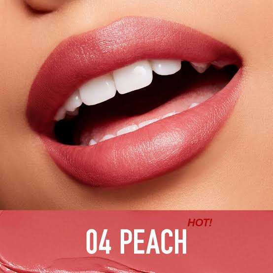 رژلب آبرسان ساتین O.TWO.O رنگ Peach | جلوه شاداب و طبیعی لب
