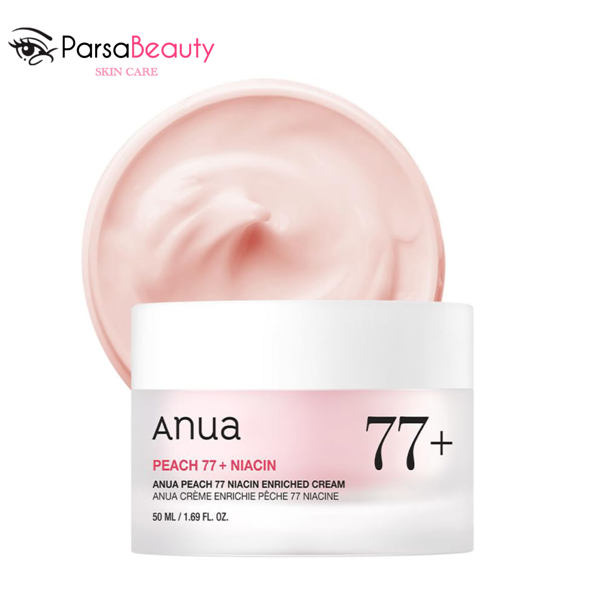 کرم هلو انوا ANUA Peach 77 Niacin Enriched Cream اصل | روشن‌کننده و ضد لک