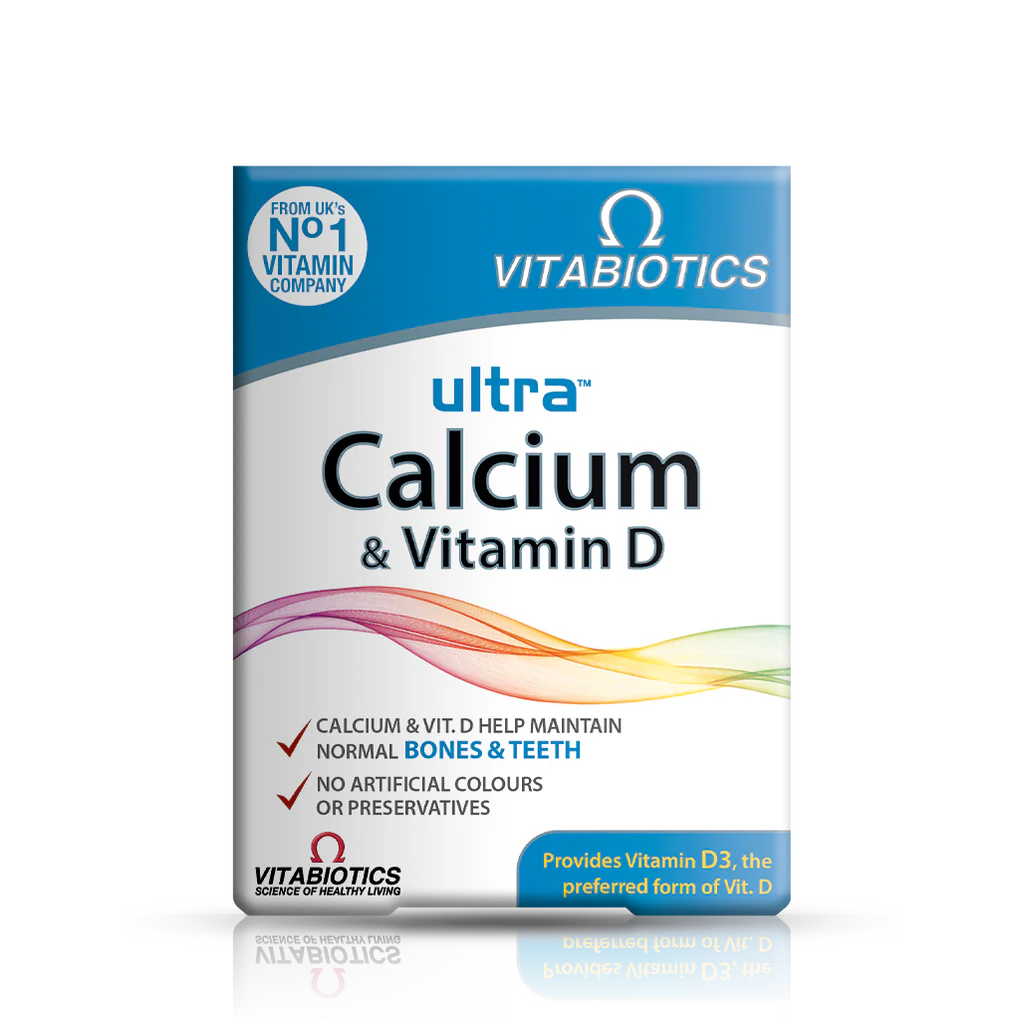 قرص اولترا کلسیوم و ویتامین D ویتابیوتیکس Ultra Calcium & Vitamin D | تقویت استخوان‌ها، دندان‌ها و سیستم ایمنی 30عددی