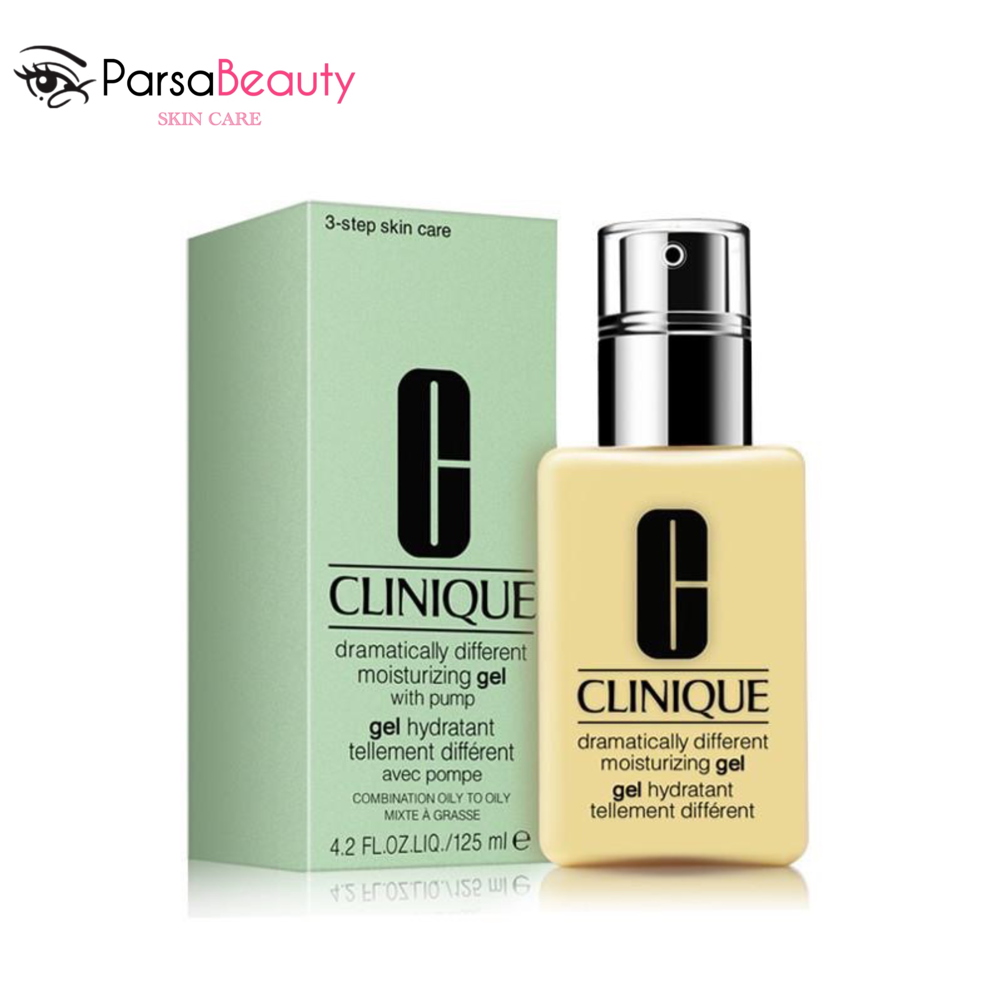 ژل مرطوب‌کننده و آبرسان کلینیک Dramatically Different 125ml اصل | آبرسان قوی پوست چرب و مختلط