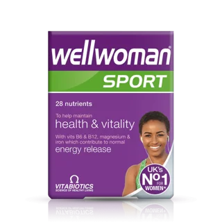 کپسول ول وومن اسپرت ویتابیوتیکس Wellwoman Sport | مکمل تخصصی 30 عددی بانوان ورزشکار اورجینال انگلیسی