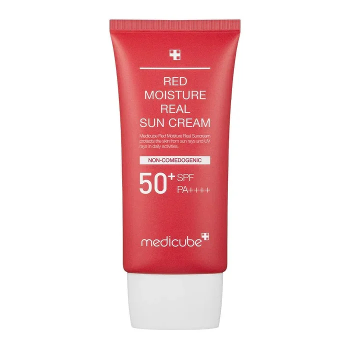 کرم ضد آفتاب مرطوب کننده مدی کیوب SPF50 اصل 50 میل | آبرسان و محافظ پوست