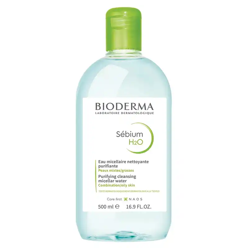 میسلار واتر بایودرما پوست چرب فرانسه مدل Sebium H2O حجم 500 میل اصل