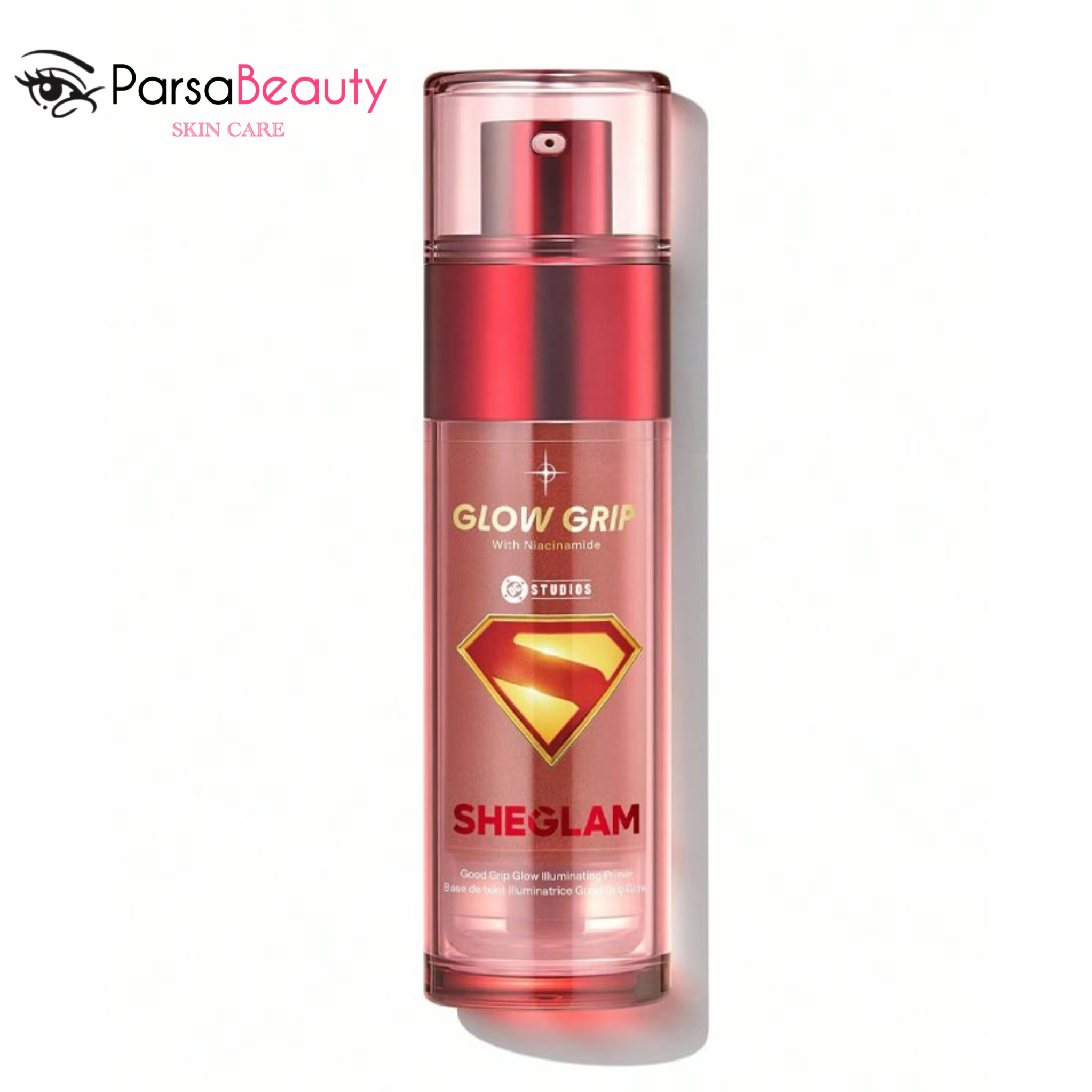 پرایمر براق‌کننده پوست شیگلم Glow Grip | درخشش طبیعی و افزایش ماندگاری آرایش – ۴۵ میلی‌لیتر