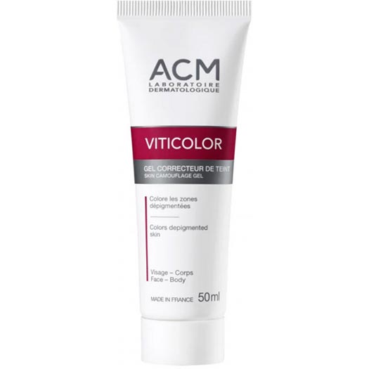 ژل پوشاننده و یکنواخت کننده رنگ پوست ویتیکالر ACM | اصلاح رنگ پوست و پوشش طبیعی 50میل