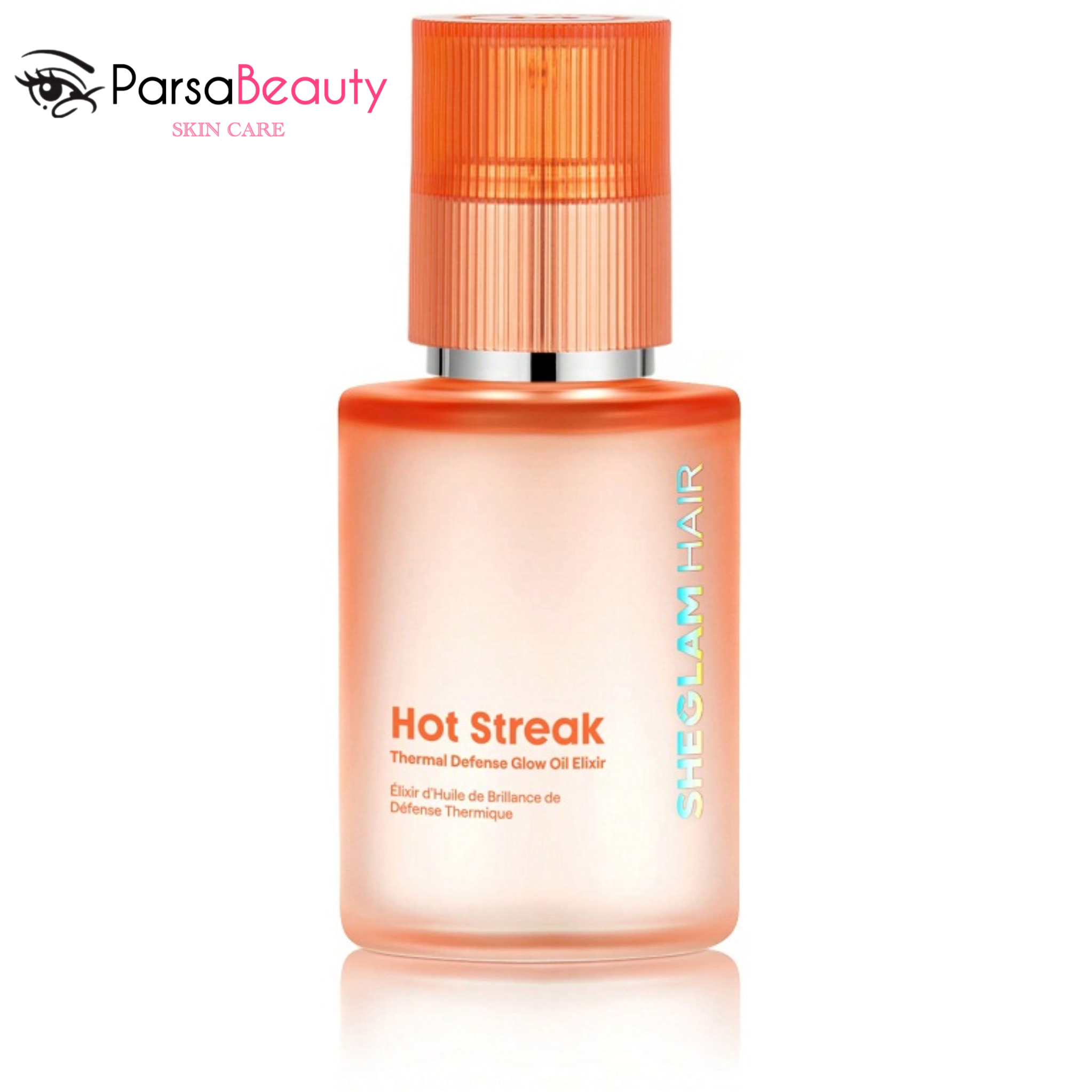 روغن مو ضد حرارت و محافظت‌کننده شیگلم 50میل Sheglam Heat Protect Hair Oil اصل | نرمی، درخشندگی و محافظت از مو
