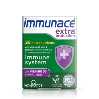 قرص تقویت سیستم ایمنی ایمیونس اکسترا ویتابیوتیکس 30عددی Immunes Extra | مکمل انگلیسی اصل برای افزایش