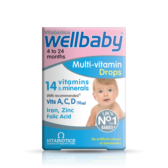 قطره مولتی ویتامین ول بیبی Wellbaby اصل ۳۰میل