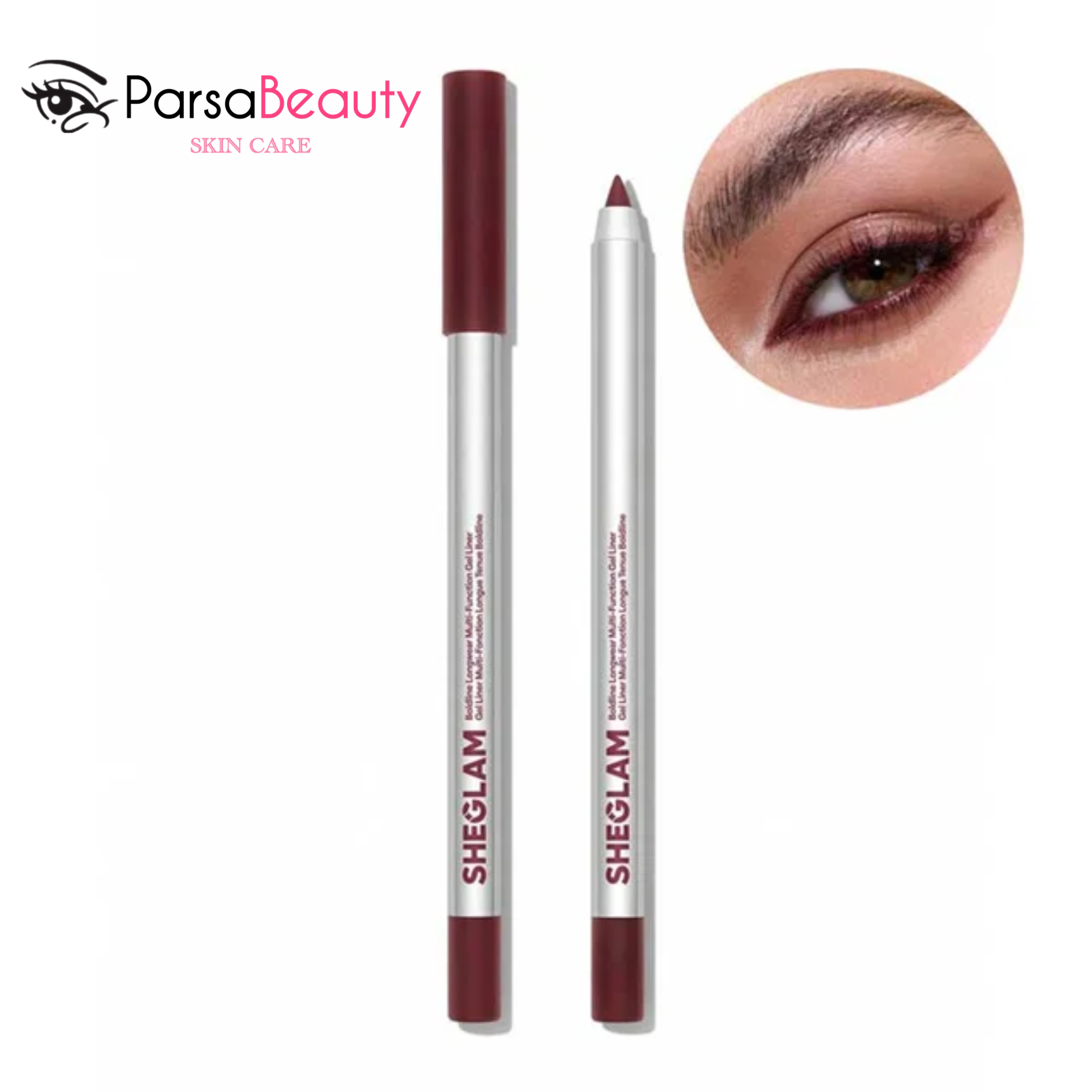 خط چشم ژلی شیگلم مدل Boldline Longwear رنگ زرشکی Burgundy