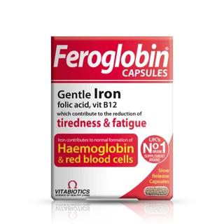 قرص خونساز و آهن فروگلوبین ویتابیوتیکس Ferroglobin | مکمل آهن اصل برای کم خونی و افزایش انرژی 30 عد