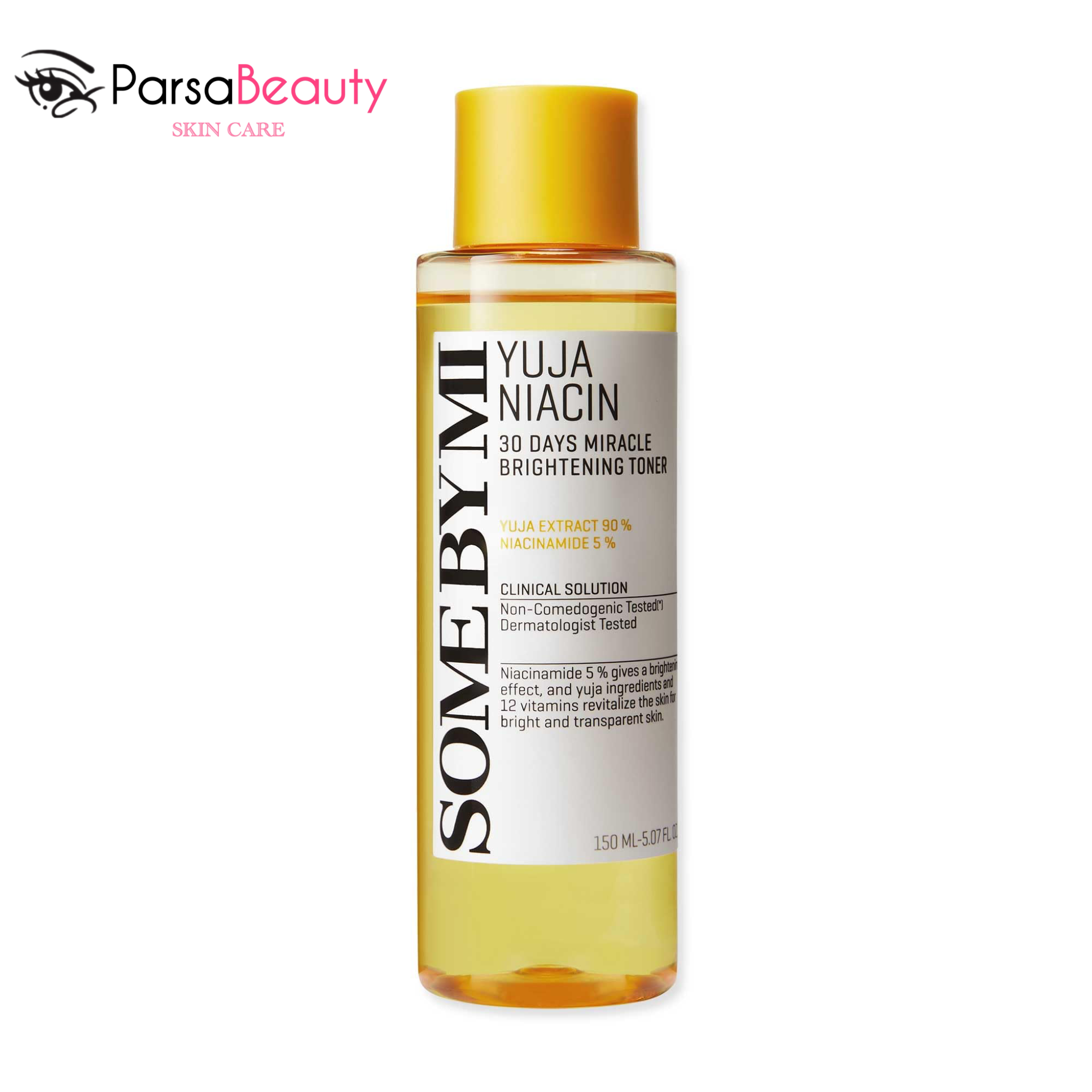 تونر روشن‌کننده یوجا نیاسین سام بای می مدل Yuja Niacin Brightening Toner | شفاف‌کننده و ضد لک پوست