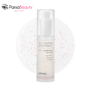 اسنس کپسولی کنترل چربی سلیمکس مدل Oil Control Capsule Essence | تنظیم چربی و شفافیت پوست