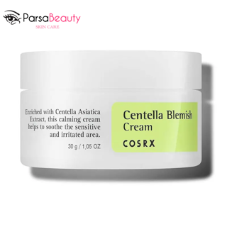 کرم ضد جوش کوزارکس مدل Centella Blemish | کاهش التهاب و درمان جوش 30 میلیلیتر