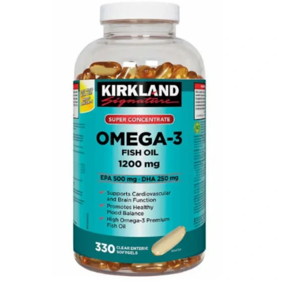 امگا 3 امریکایی کرکلند 1200mg (330 عددی) Kirkland Omega-3
