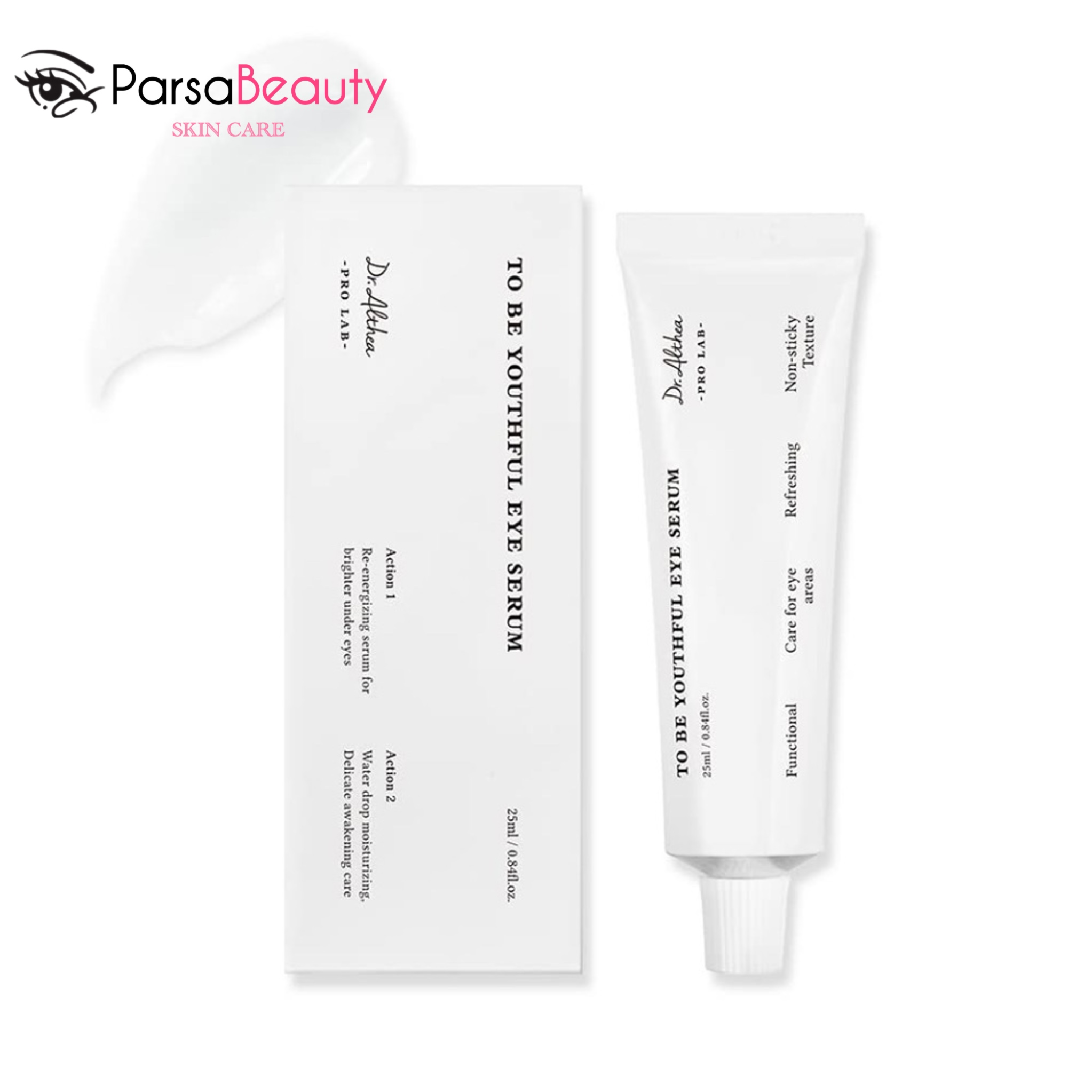 سرم دور چشم دکتر آلتیا 25ml | ضدچروک + آبرسان | بهترین برای تقویت پوست چشم