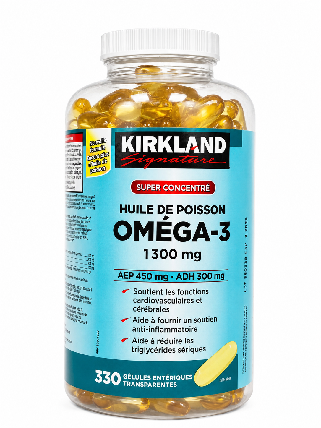 امگا 3 امریکایی کرکلند 1300mg (330 عددی) Kirkland Omega-3
