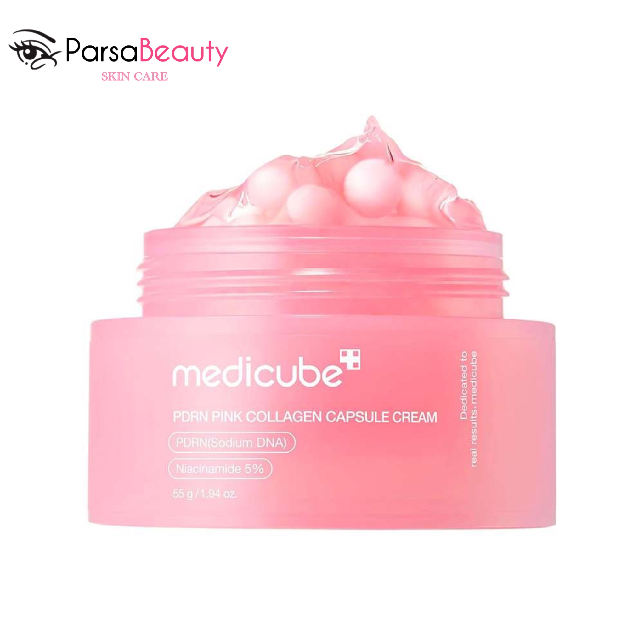 کرم کپسولی کلاژن و PDRN مدی‌کیوب | MediCube Collagen PDRN Capsule Cream روشن‌کننده و ضدچروک پوست – 55 میلی‌لیتر