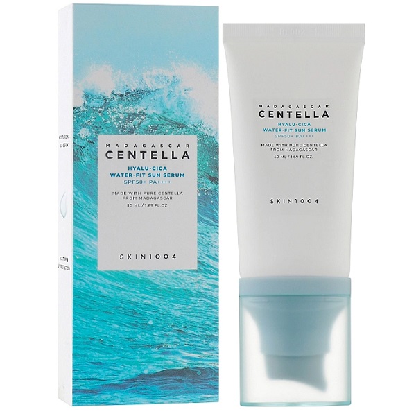 سرم ضد آفتاب سنتلا اصل کره برند اسکین 1004 بی رنگ با SPF 50