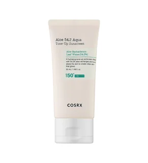 کرم ضد آفتاب بدون چربی آکوا تون آپ SPF50 کوزارکس | ضد آفتاب روشنکننده و سبک