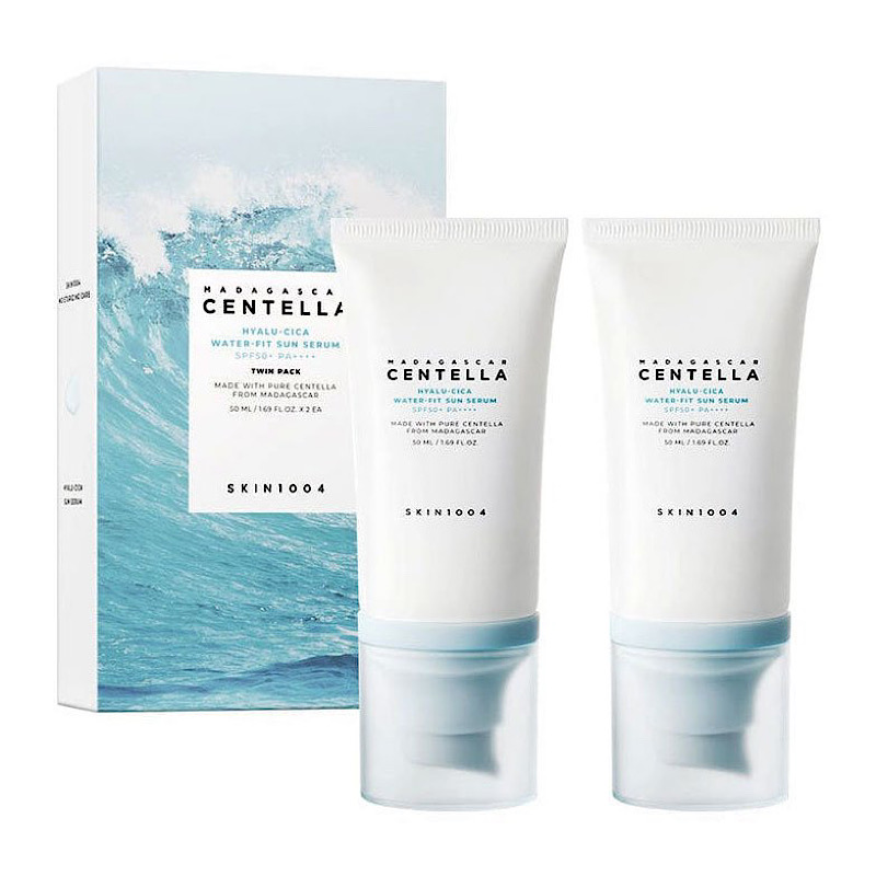 🧴 پک دو عددی ضدآفتاب سنتلا SKIN1004 مدل Hyalu-Cica SPF 50
