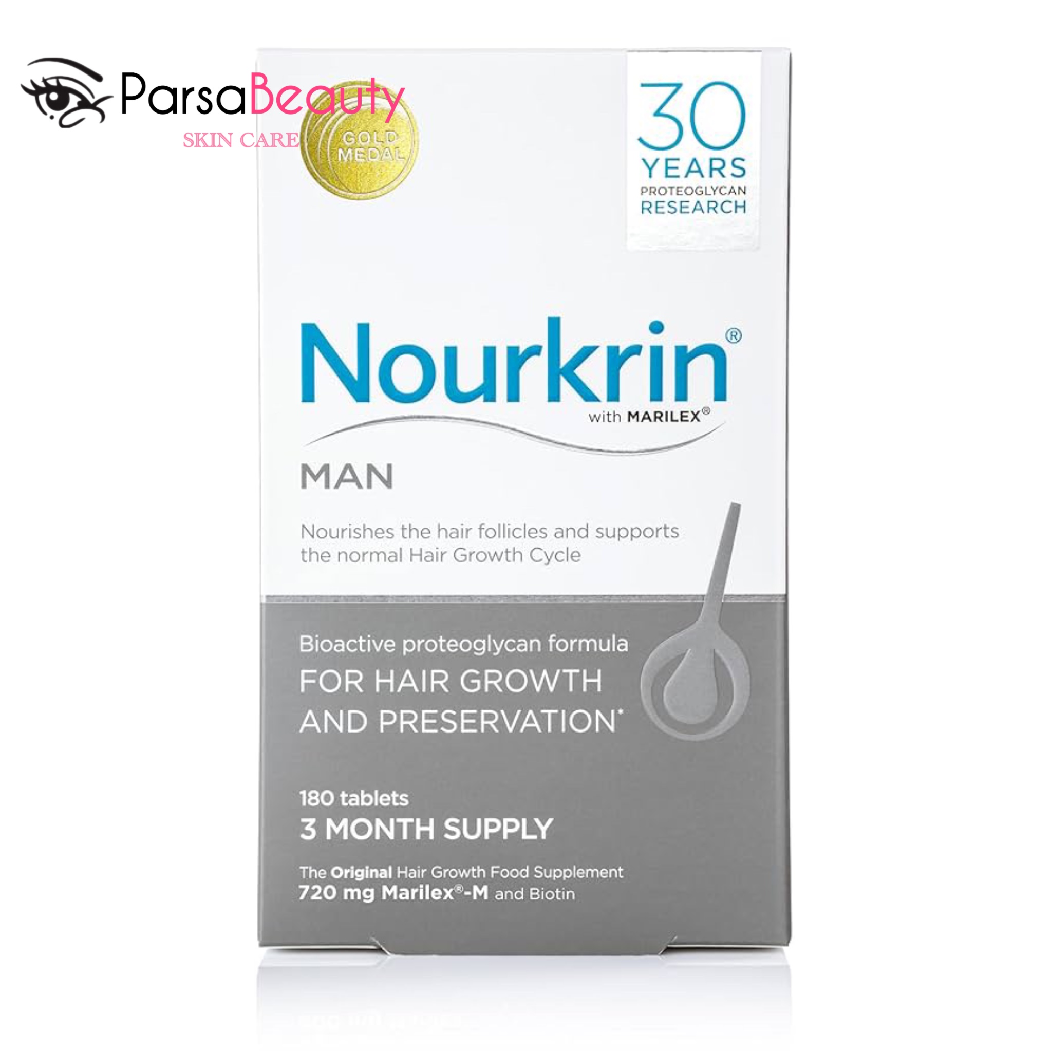 قرص نورکرین Nourkrin آقایان اصل 180عددی